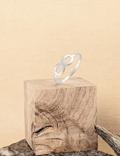 Bague infini en or blanc 375 ‰ SO OR