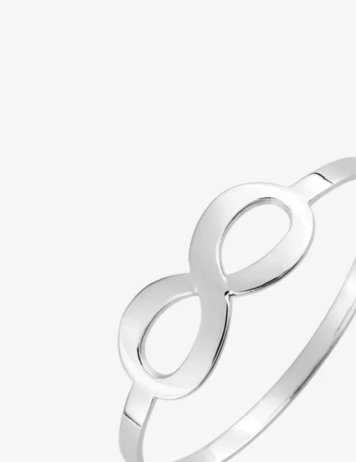 Bague infini en or blanc 375 ‰ SO OR
