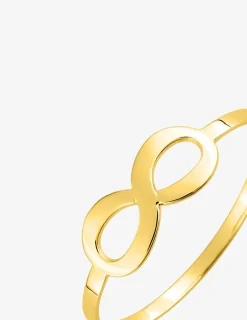 Bague infini en or jaune 375 ‰ SO OR