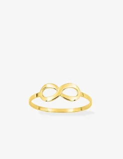 Bague infini or jaune 750 ‰ SO OR