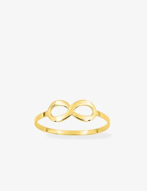 Bague infini or jaune 750 ‰ SO OR