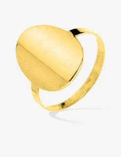 Bague jeton 13 mm plaqué or SO OR
