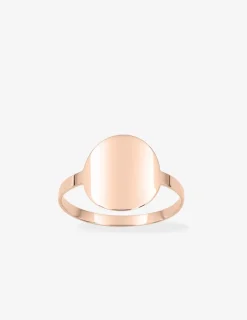 Bague jeton plaqué or rose SO OR
