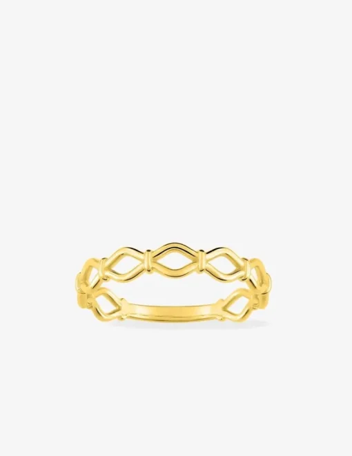 Bague losange en or jaune 375 ‰ SO OR