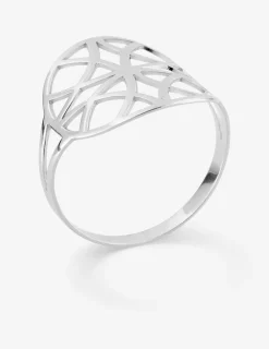 Bague mandala argent rhodié 925 ‰ SO OR