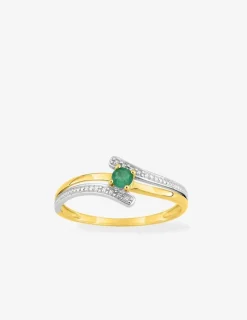 Bague émeraude or 375‰ SO OR