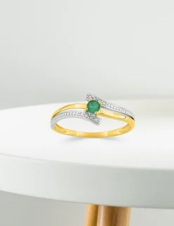 Bague émeraude or 375‰ SO OR