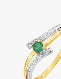 Bague émeraude or 375‰ SO OR