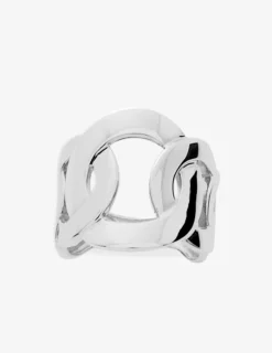 Bague multi anneaux croisés argent rhodié 925 ‰ SO OR