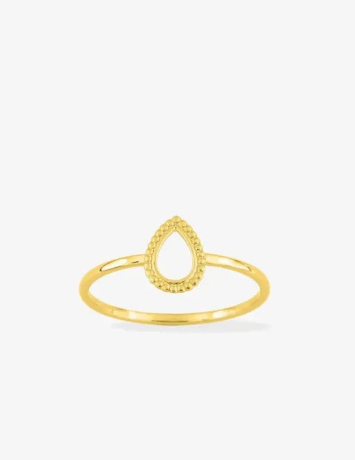 Bague or jaune 375 ‰ fantaisie SO OR