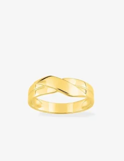 Bague or jaune 750 ‰ fantaisie SO OR