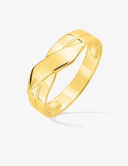 Bague or jaune 750 ‰ fantaisie SO OR