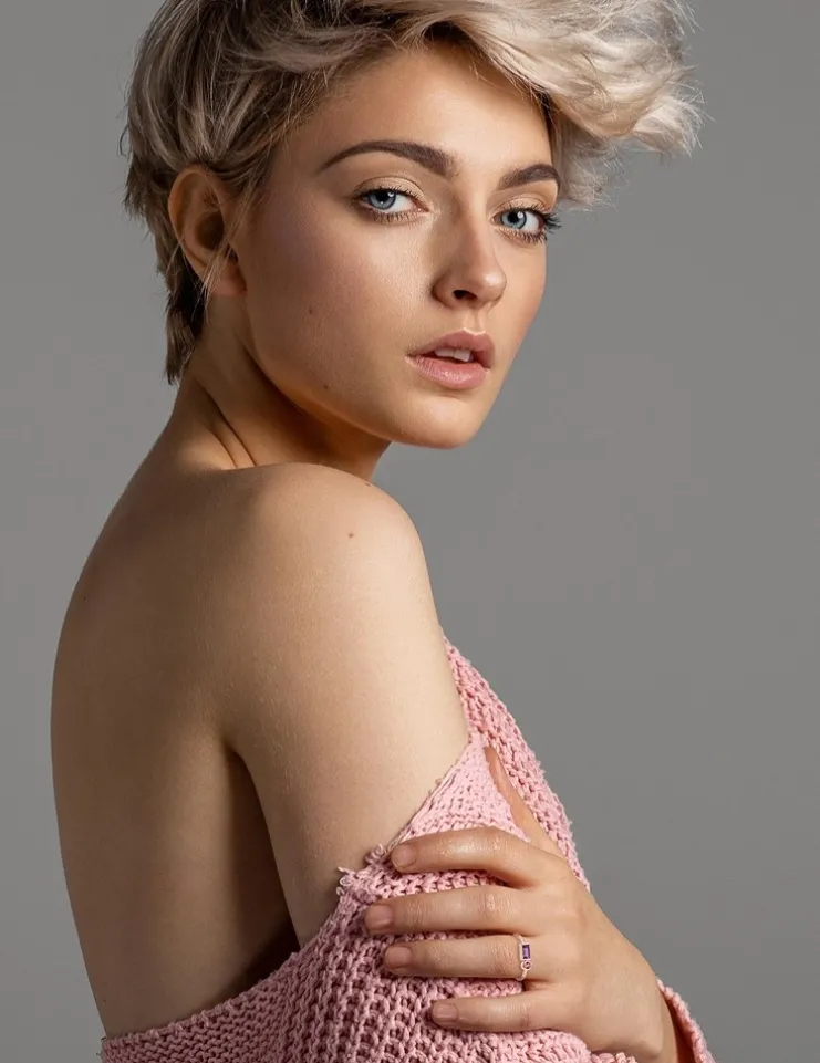 Bague or rose 750 ‰ améthyste et tourmaline rose SO OR