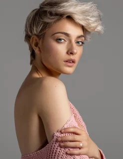 Bague or rose 750 ‰ et quartz rose SO OR