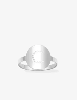 Bague personnalisable jeton 11 mm argent rhodié 925 ‰ SO OR