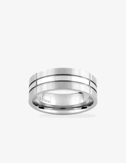 Bague pour homme en acier 8 mm SO OR
