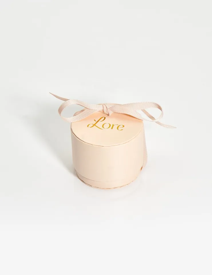 Bague Promesse Or blanc 375‰, laque bleue et oxyde de zirconium SO OR