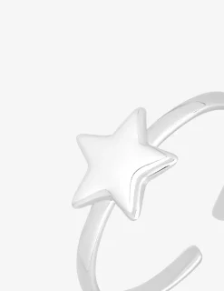Bague réglable étoile argent 925‰ rhodié SO OR