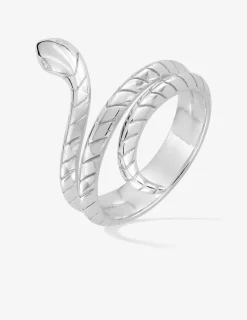 Bague serpent argent rhodié 925 ‰ SO OR