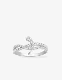 Bague serpent en argent 925‰ rhodié SO OR