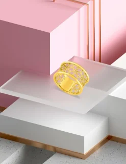 Bague Shéhérazade or jaune 750‰ SO OR