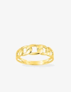 Bague tout en or jaune 750 ‰ SO OR
