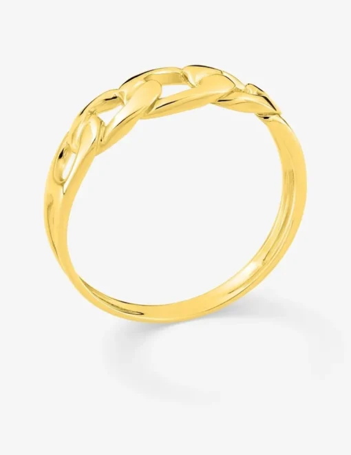 Bague tout en or jaune 750 ‰ SO OR