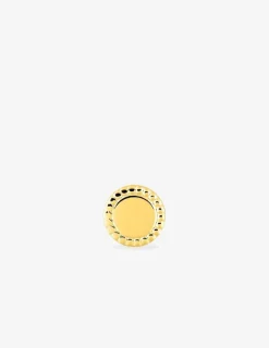 Boucle d'oreille clou unitaire en plaqué or SO OR