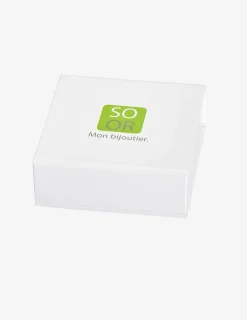 Boucles demi-créoles acier SO OR