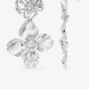 Boucles d'oreilles acier doré fleur tendance SO OR