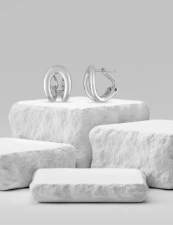 Boucles d'oreilles argent 925 ‰, tout métal SO OR