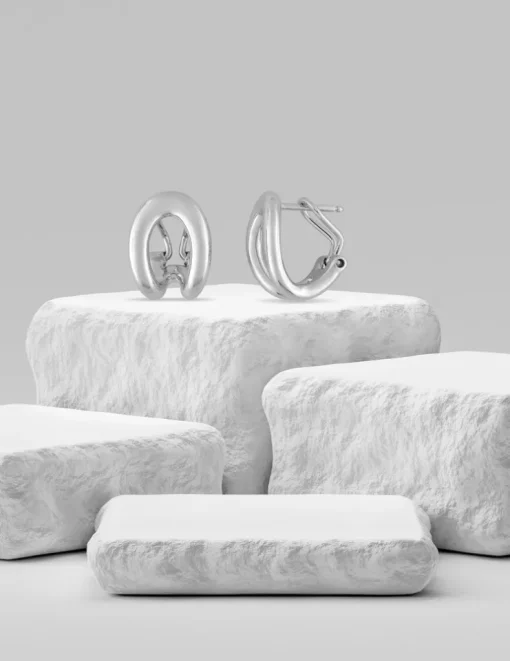 Boucles d'oreilles argent 925 ‰, tout métal SO OR