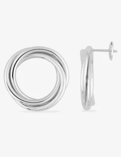 Boucles d'oreilles argent 925 ‰, anneaux SO OR