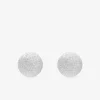 Boucles d'oreilles boules or blanc 375‰ de 6 mm de diamètre SO OR