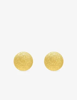 Boucles d'oreilles boules or jaune 375‰ de 6 mm de diamètre SO OR