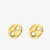Boucles d'oreilles boutons or jaune 750 ‰ SO OR