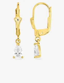 Boucles d'oreilles brisure or jaune 375 ‰ et oxyde SO OR