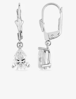 Boucles d'oreilles brisure or blanc 375 ‰ et oxyde SO OR