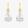 Boucles d'oreilles brisures or jaune 750 ‰ et oxyde de zirconium SO OR