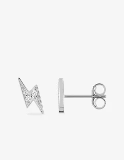 Boucles d'oreilles éclair en or 375‰ SO OR