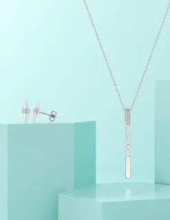 Boucles d'oreilles clou argent 925‰ oxyde blanc fantaisie SO OR