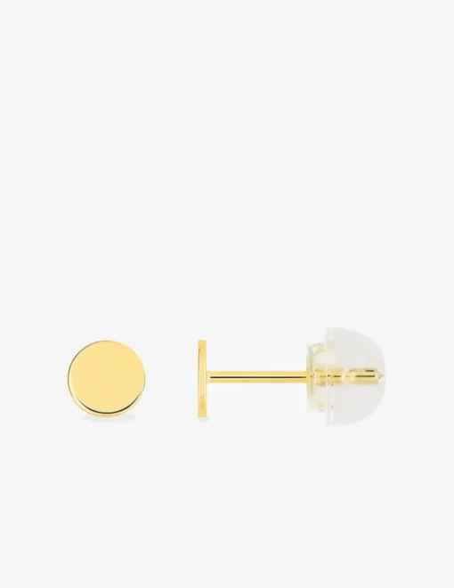 Boucles d'oreilles clou or 375 ‰ jaune SO OR