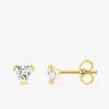 Boucles d'oreilles clous avec oxydes de zirconium SO OR