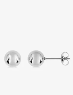 Boucles d'oreilles clous boule 8 mm acier SO OR