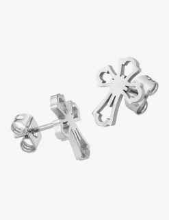 Boucles d'oreilles clous croix SO OR