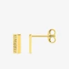 Boucles d'oreilles clous design or jaune 375 ‰ SO OR