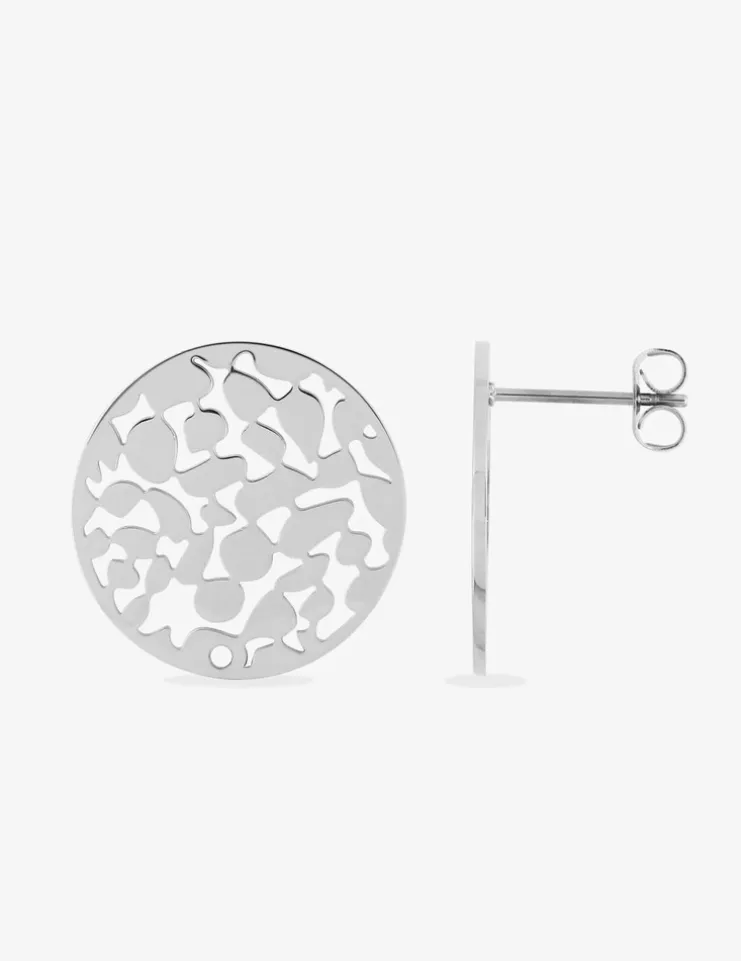 Boucles d’oreilles clous en acier SO OR