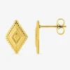 Boucles d’oreilles clous en acier doré SO OR