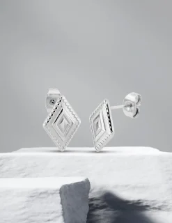 Boucles d’oreilles clous en acier SO OR