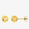 Boucles d'oreilles clous en acier doré SO OR